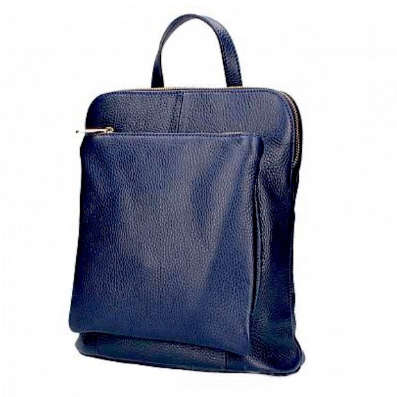 Vera Pelle Handbags - Vera Pella Convertible Backpack/Crossbody/Shoulder/Carry Bag Italian Leather